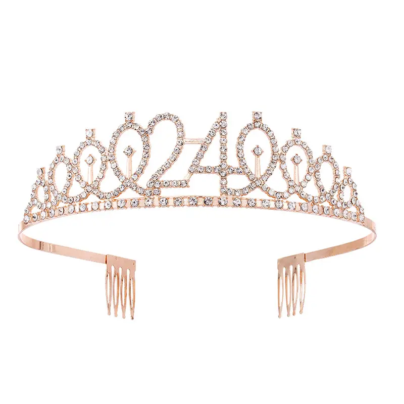 18th Birthday Crown Headband with Ribbon & Safety Pin - Image 23