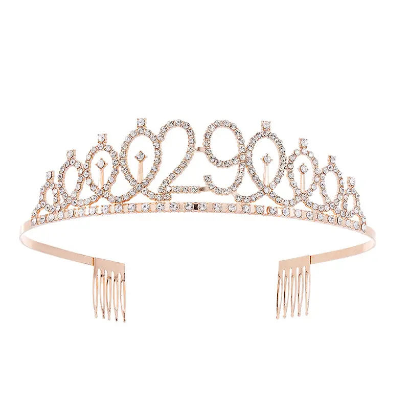 18th Birthday Crown Headband with Ribbon & Safety Pin - Image 24