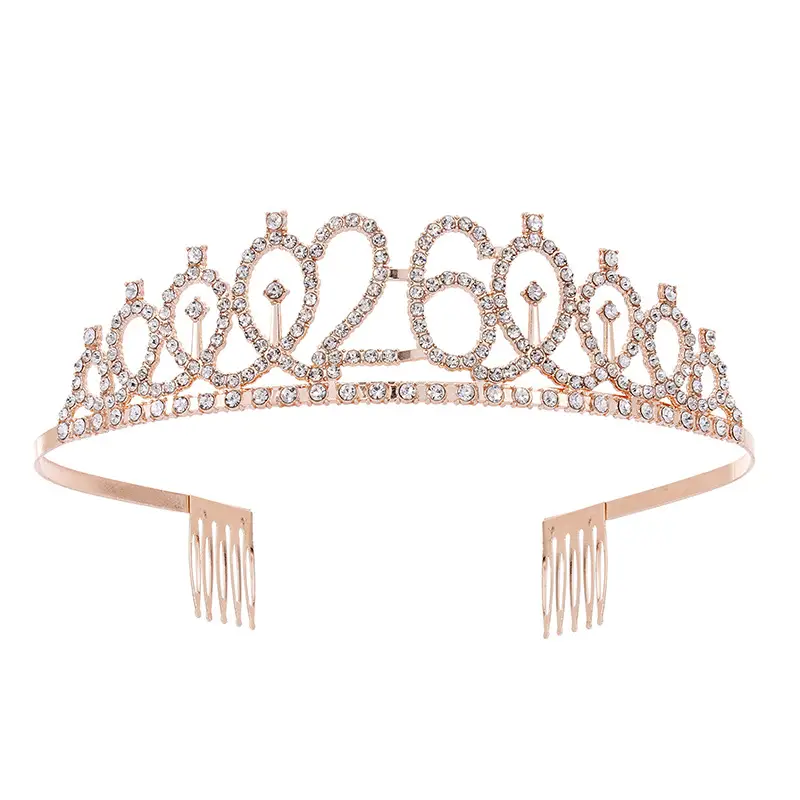 18th Birthday Crown Headband with Ribbon & Safety Pin - Image 26