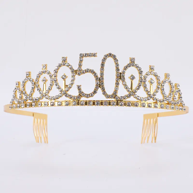 18th Birthday Crown Headband with Ribbon & Safety Pin - Image 7