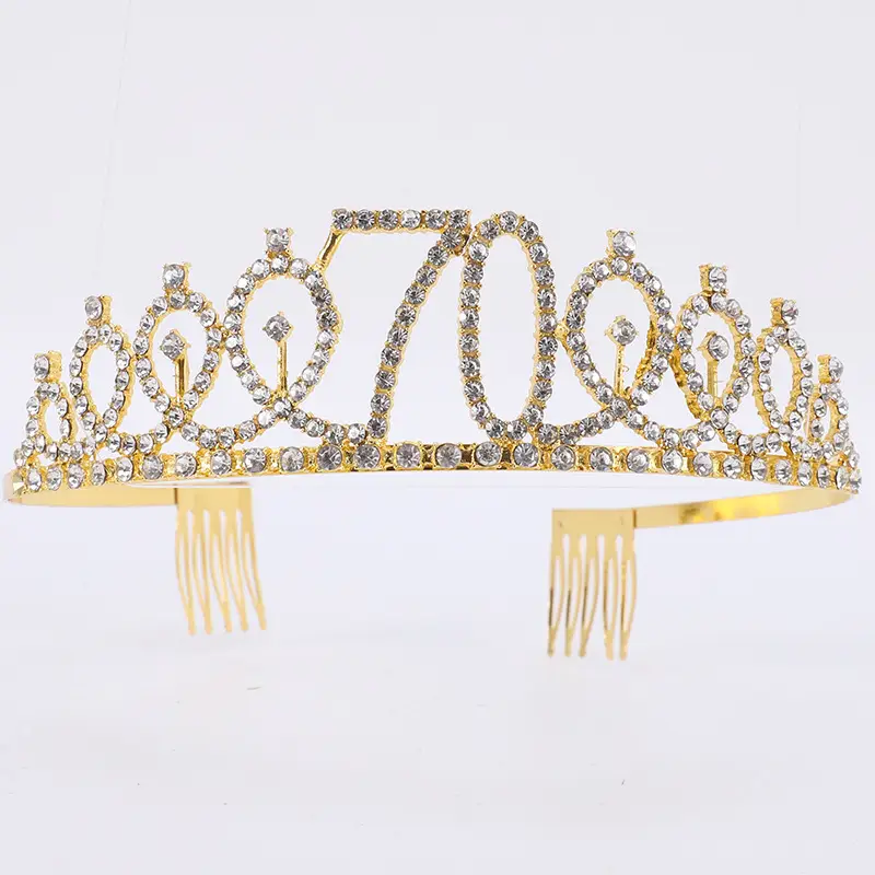 18th Birthday Crown Headband with Ribbon & Safety Pin - Image 9