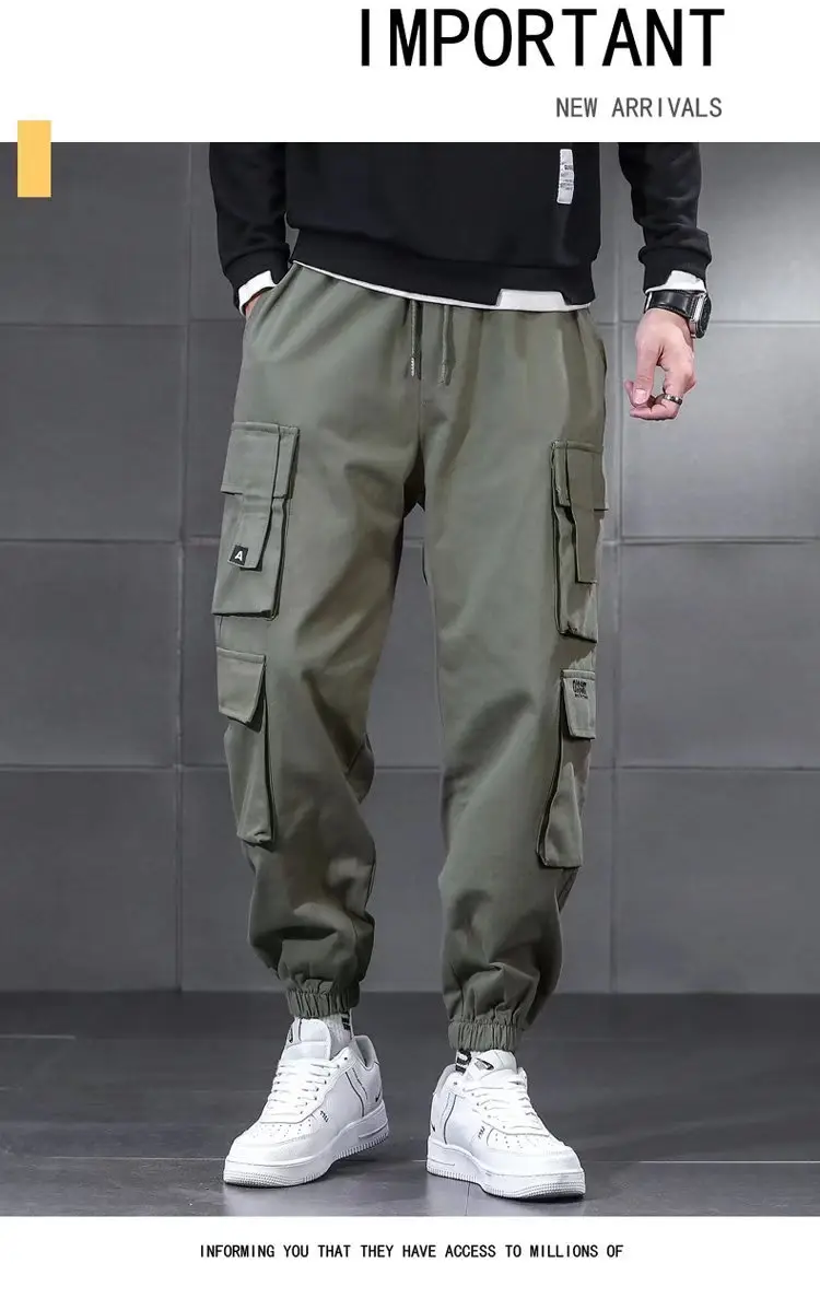 Men's Cargo Pants Large Japanese Style Welding Outdoor Work — feature 10