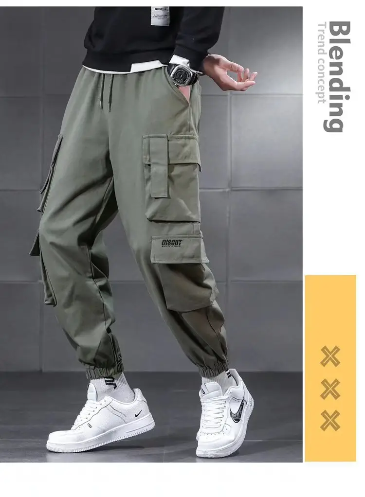 Men's Cargo Pants Large Japanese Style Welding Outdoor Work — feature 11