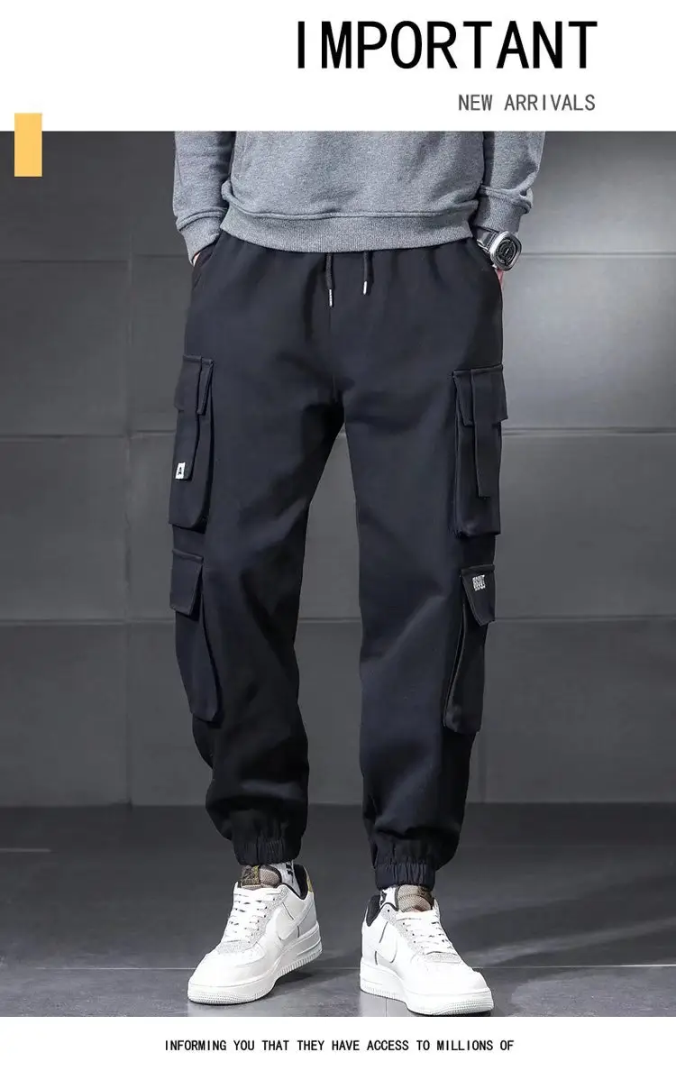 Men's Cargo Pants Large Japanese Style Welding Outdoor Work — feature 13