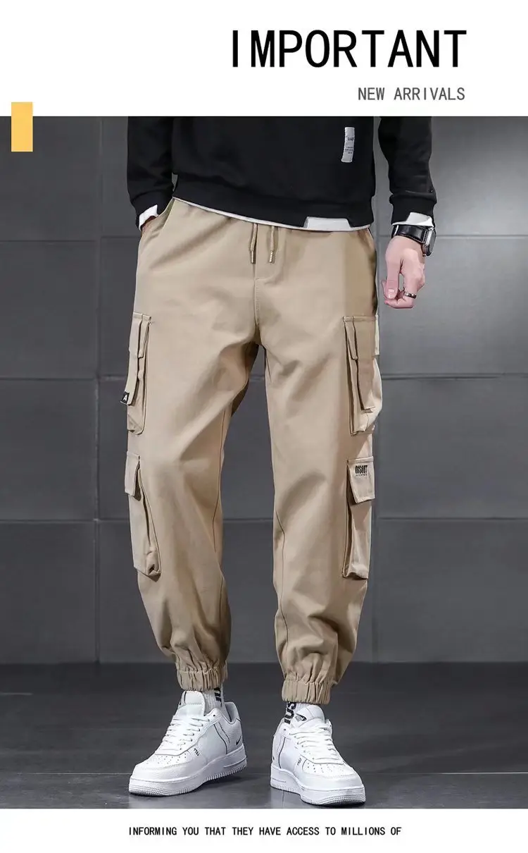 Men's Cargo Pants Large Japanese Style Welding Outdoor Work — feature 7