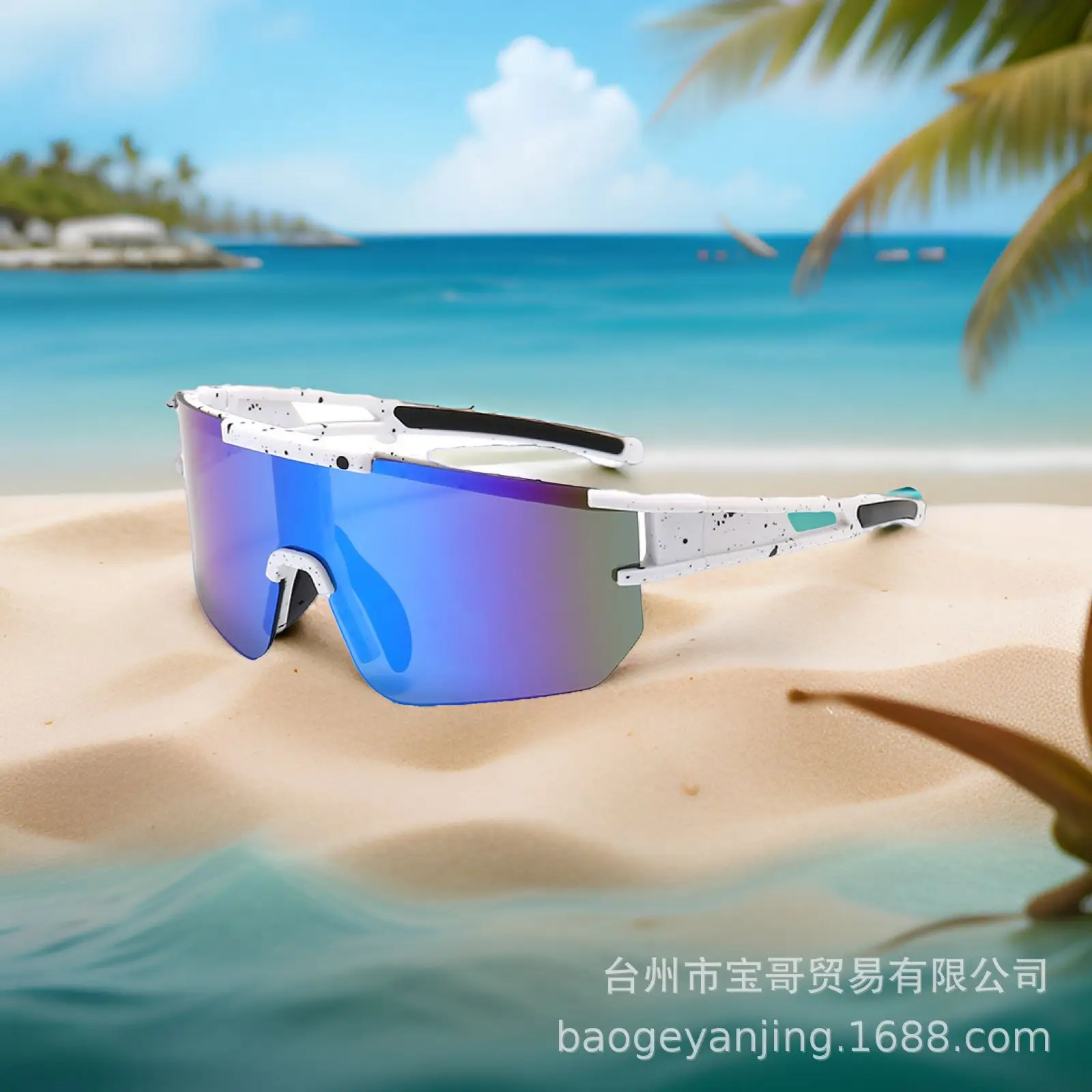 Men Sunglasses Cross-Border Hot Coating Black - Image 15