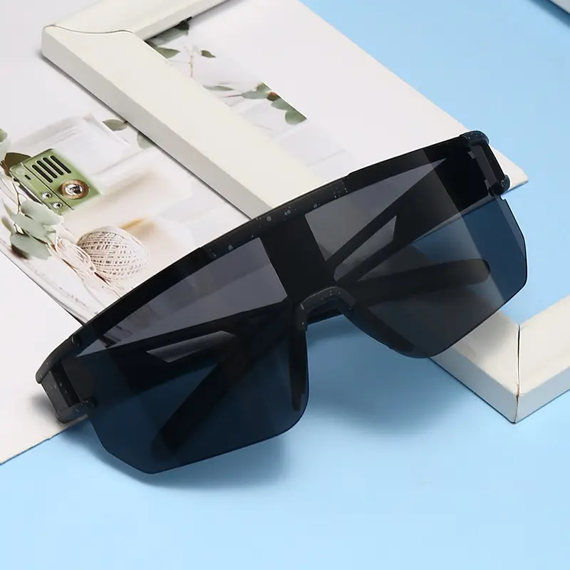 Men Sunglasses Cross-Border Hot Coating Black