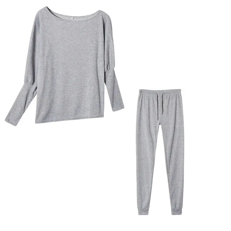 2021 Brown Loose Fit Sports Trousers Set - Image 2