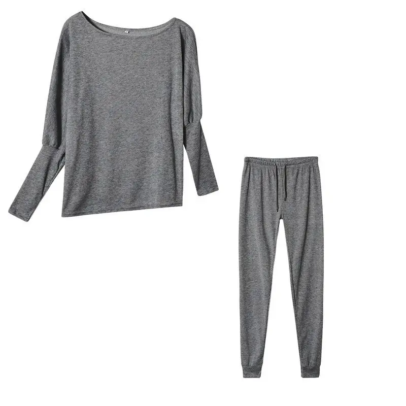 2021 Brown Loose Fit Sports Trousers Set - Image 7