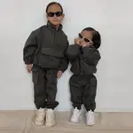 Pink Korean Style Children's Sweatshirt & Pants Set — feature 12