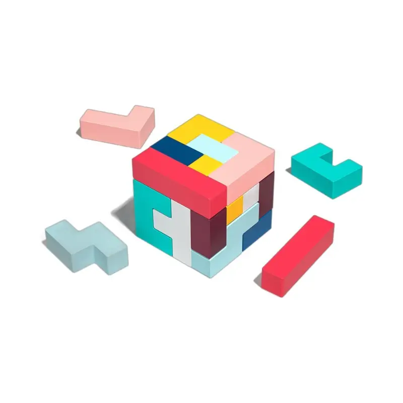 Three-Dimensional Tetris Puzzle for Kids Educational Toy