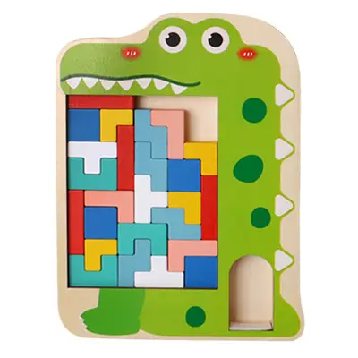 Three-Dimensional Tetris Puzzle for Kids Educational Toy