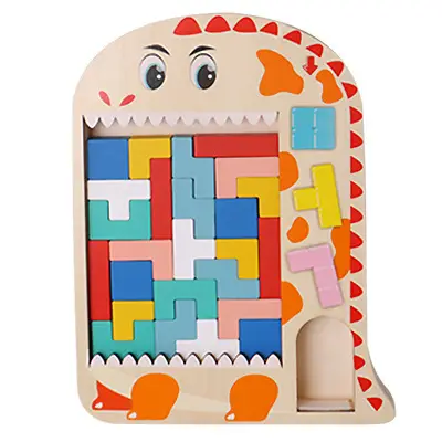 Three-Dimensional Tetris Puzzle for Kids Educational Toy
