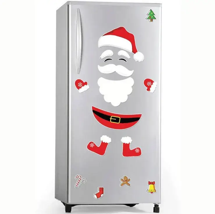 Christmas Snowman Magnet for Refrigerator New Year Decor - Image 4