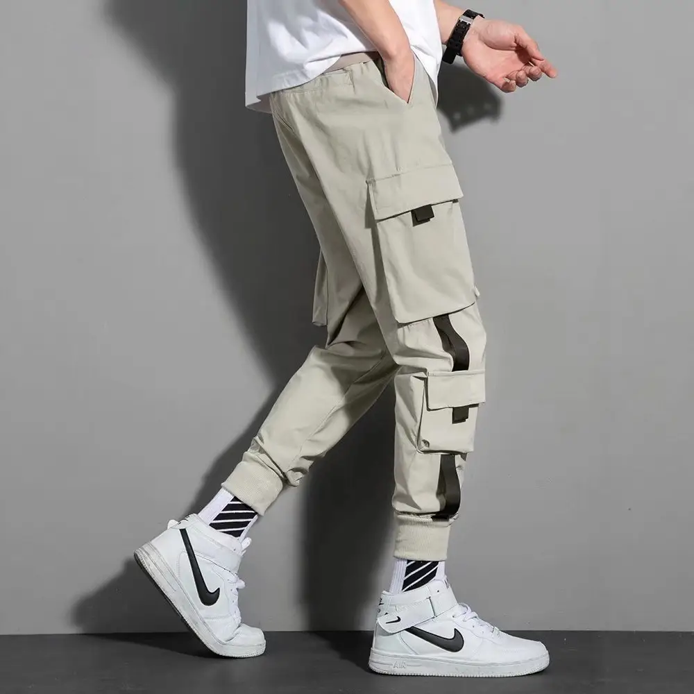 Men's Jogger Cargo Pants Trendy Brand Student Sweatpants High Street 2025 Spring/Summer Style Streetwear Pants Men's Cool Pants - Image 7