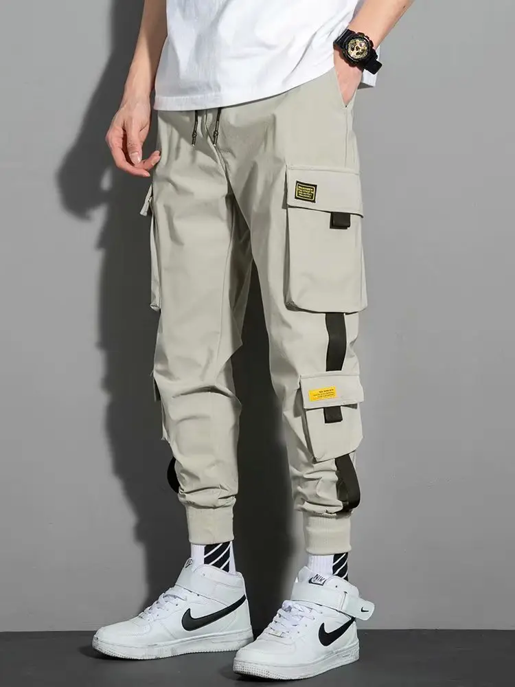 Men's Jogger Cargo Pants Trendy Brand Student Sweatpants High Street 2025 Spring/Summer Style Streetwear Pants Men's Cool Pants - Image 3