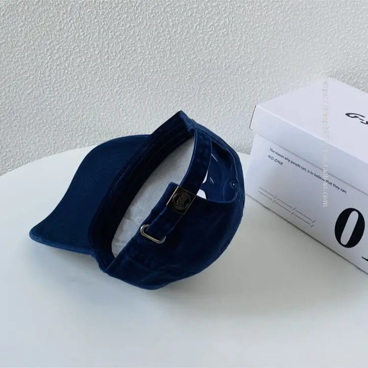 Japanese Embroidered Baseball Cap Blue for Men Women - Image 10