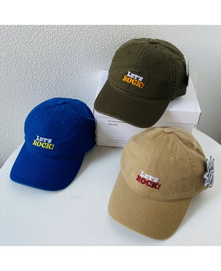 Japanese Embroidered Baseball Cap Blue for Men Women — feature 1