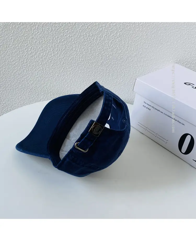 Japanese Embroidered Baseball Cap Blue for Men Women — feature 9
