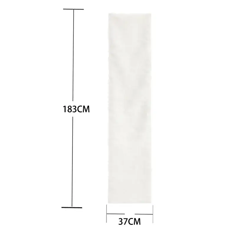 2021 White Plush Table Runner Christmas Decor