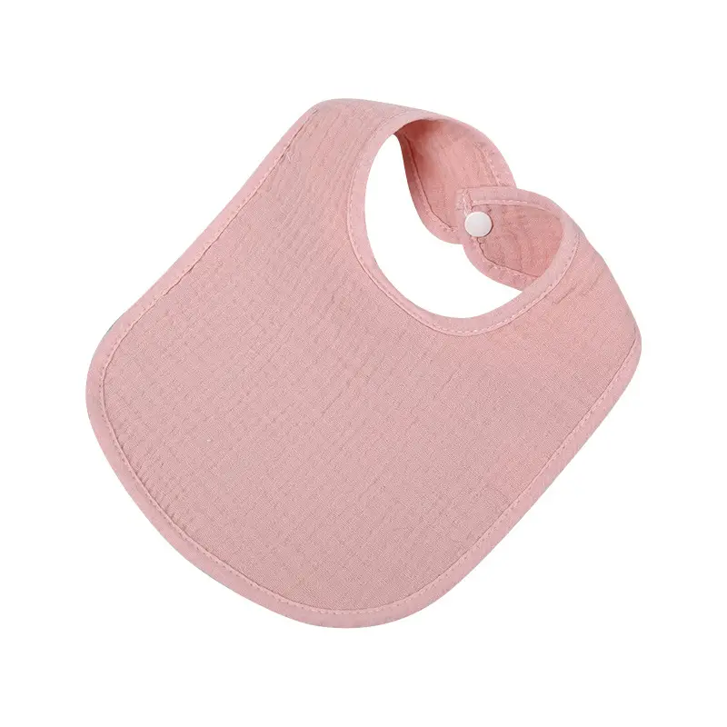 Cotton 4-Layer Baby Bib Slipper Towel Cream - Image 10