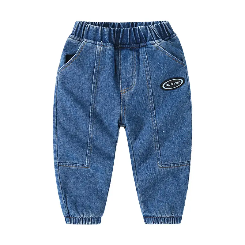 Boys Fleece Leg Pants Blue Black Winter Warm Casual - Image 6