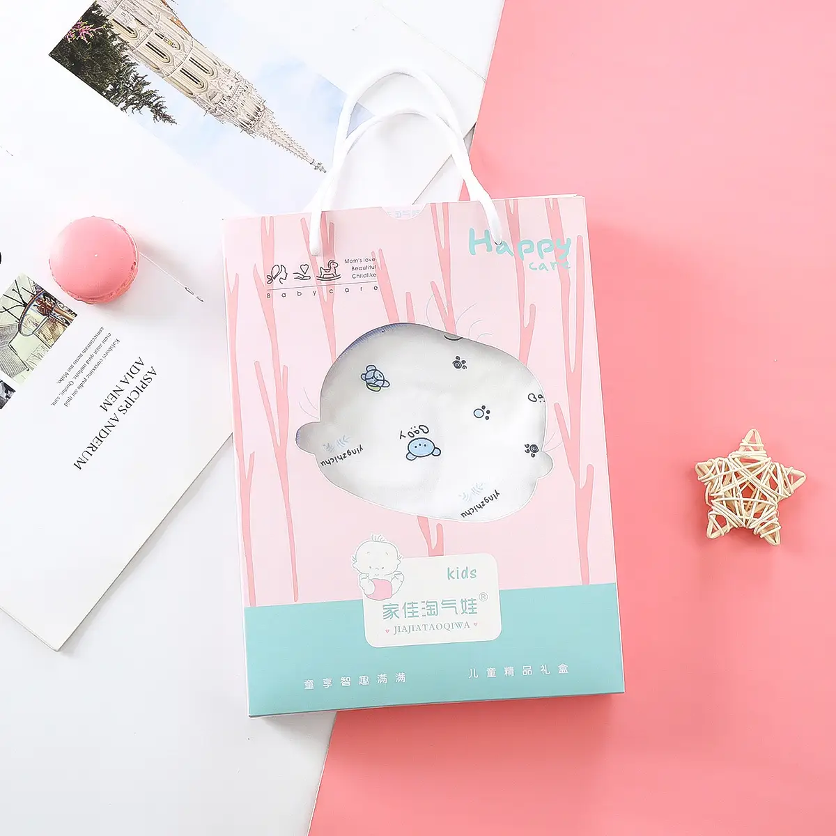 Autumn Baby Set Cotton Long Sleeve Five Piece Gift Box - Image 5