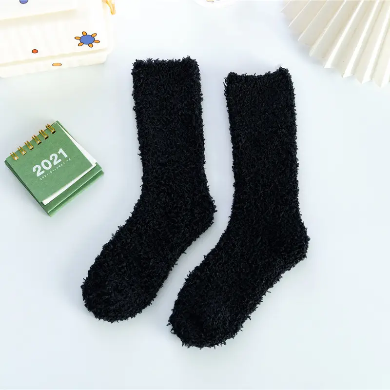 Coral Fleece Women Socks Winter Warm Tube Socks - Image 2