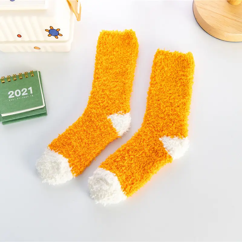 Coral Fleece Women Socks Winter Warm Tube Socks - Image 6