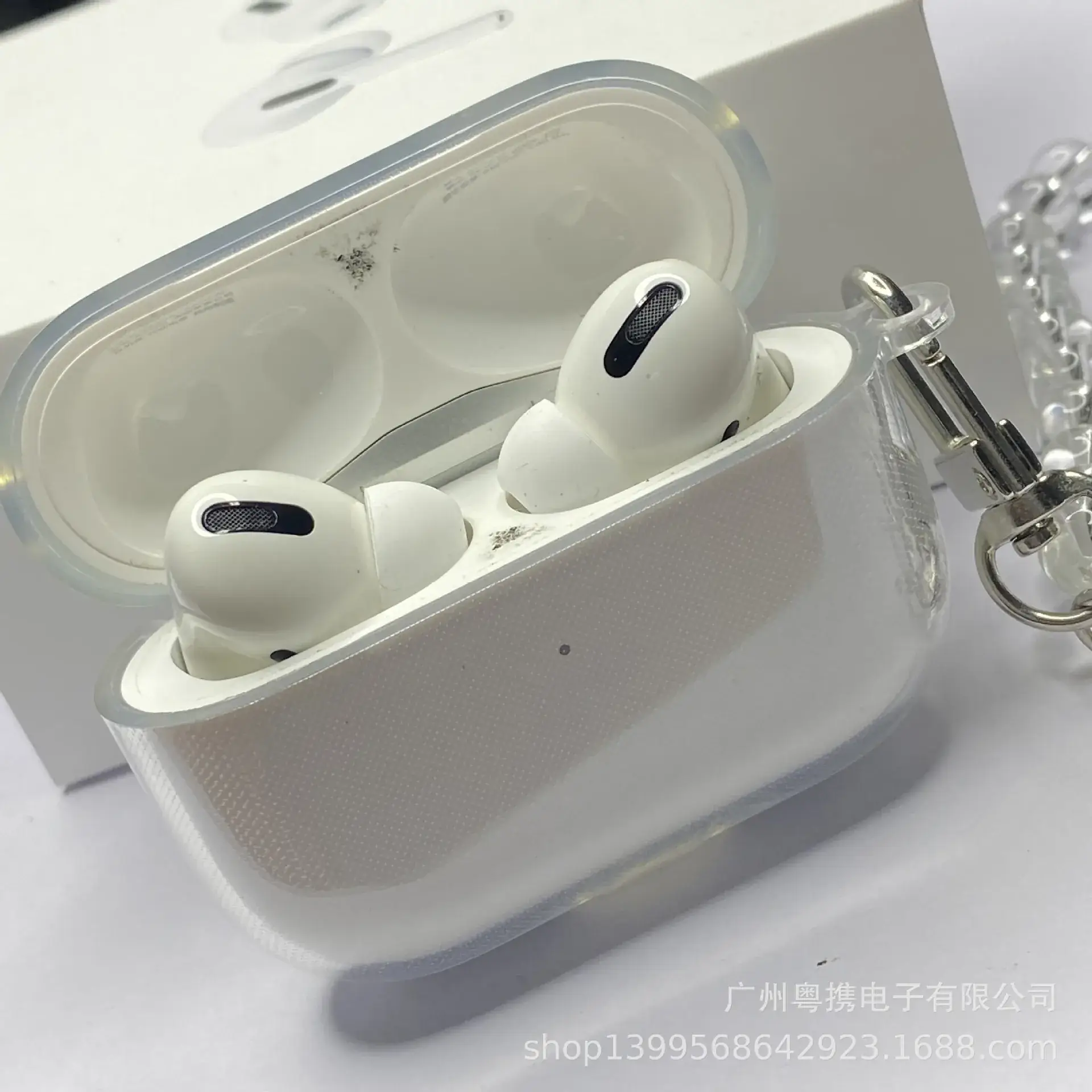 Transparent Apple AirPods Pro 1 Case for Bluetooth 3.0 - Image 3