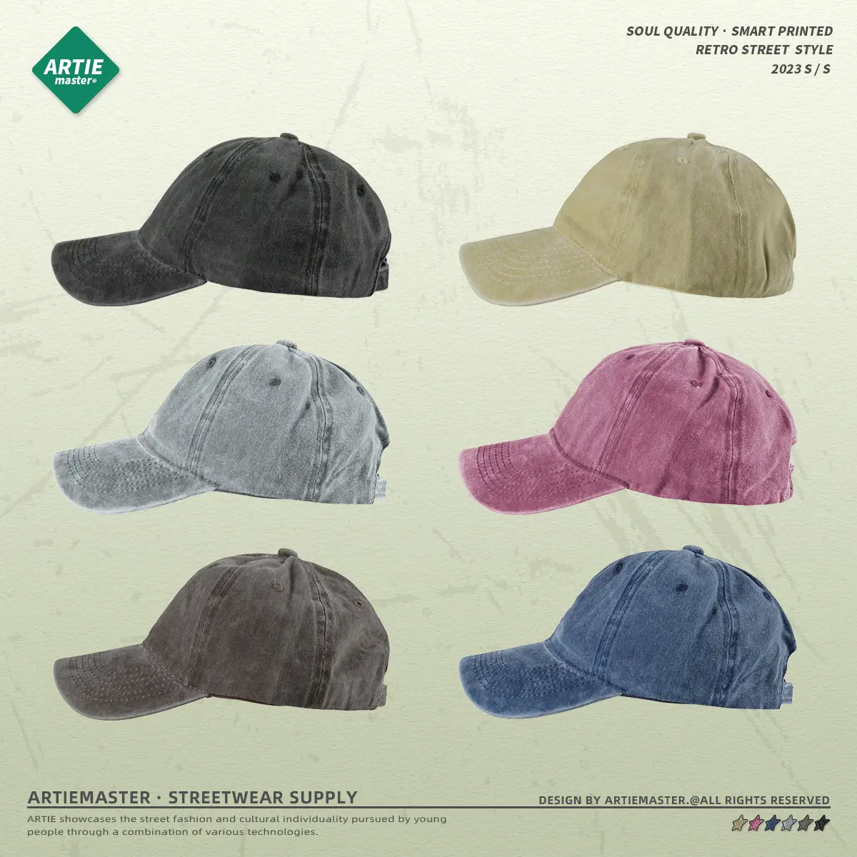 Duck Tongue Baseball Cap for Men Women Grey