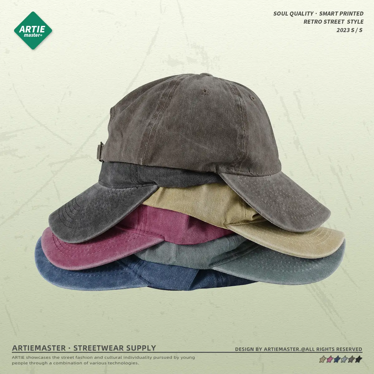 Duck Tongue Baseball Cap for Men Women Grey