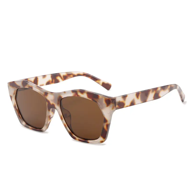 Korean Style Oval Face Sunglasses with UV Protection