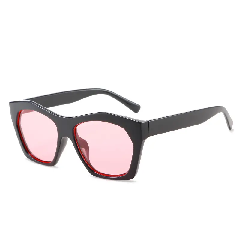 Korean Style Oval Face Sunglasses with UV Protection