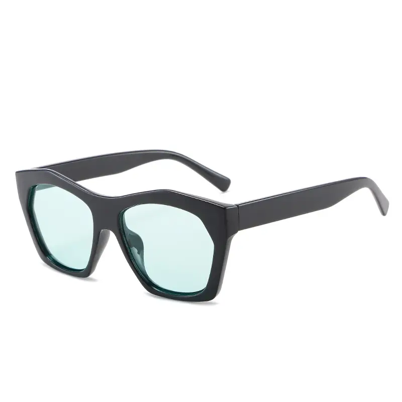 Korean Style Oval Face Sunglasses with UV Protection