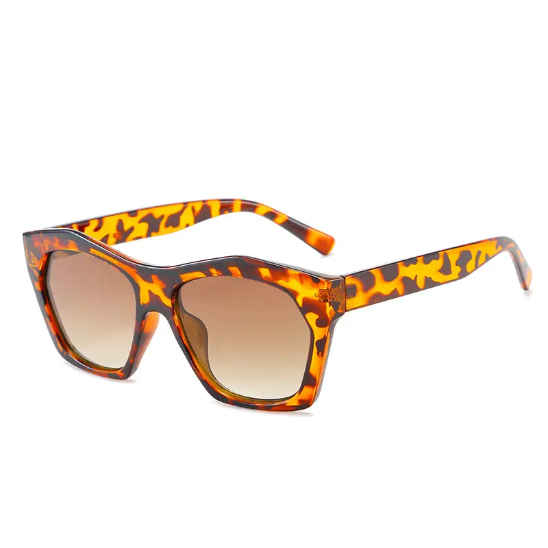 Korean Style Oval Face Sunglasses with UV Protection