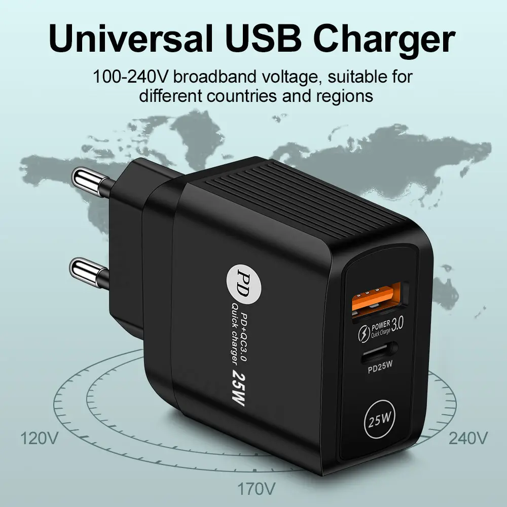 25W PD Fast Charge iPhone Charger QC3.0 - Image 5