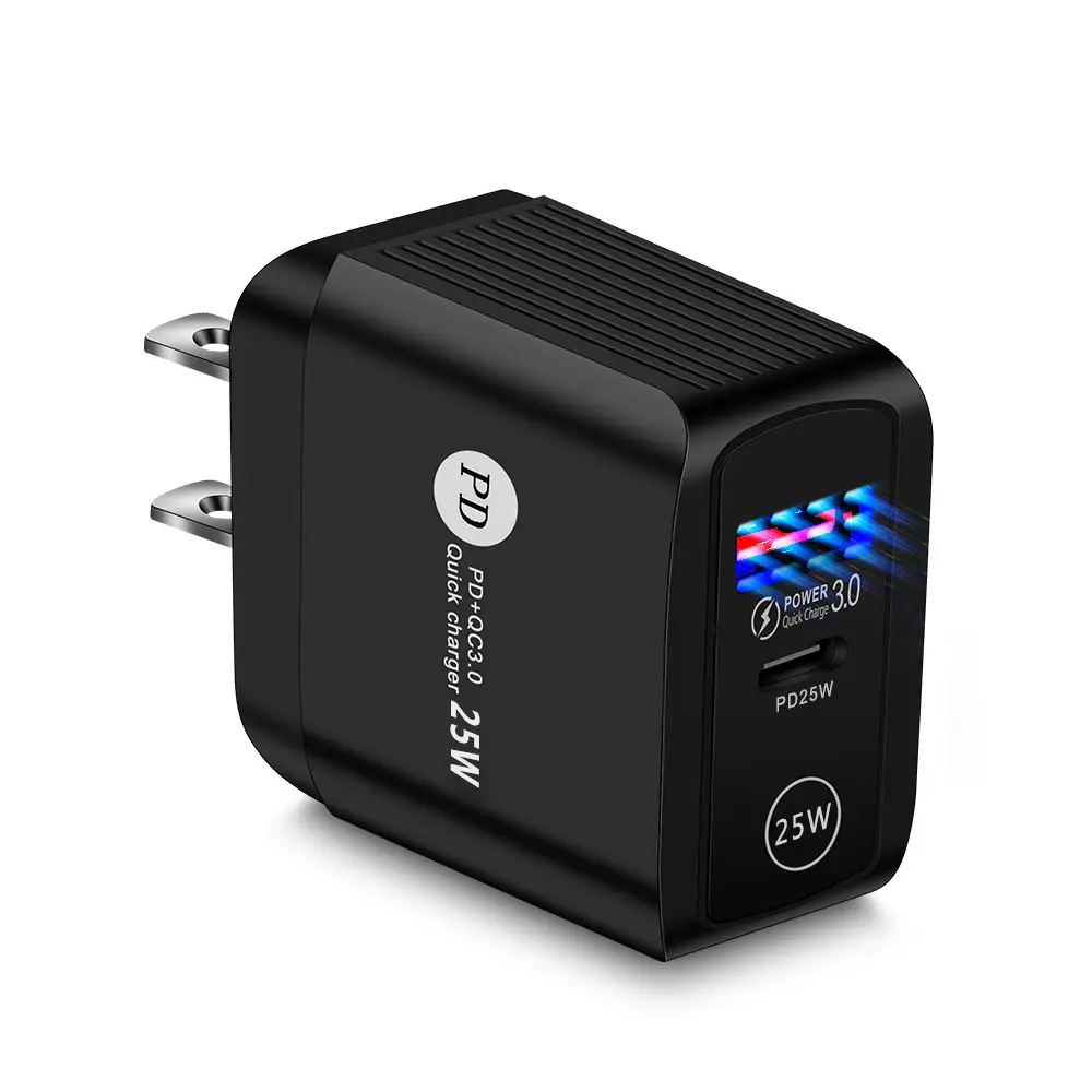 25W Fast Charging Type-C Adapter for European & American Markets - Image 3