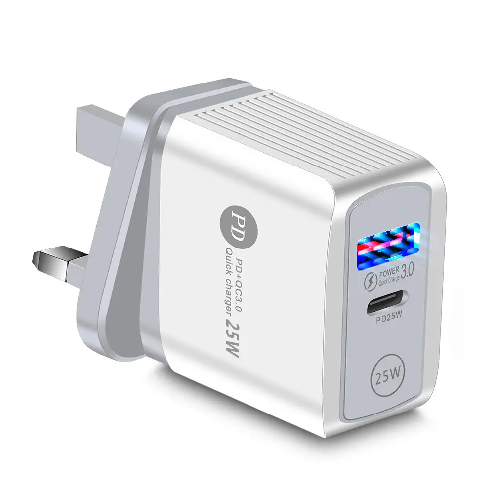 25W Fast Charging Type-C Adapter for European & American Markets - Image 6