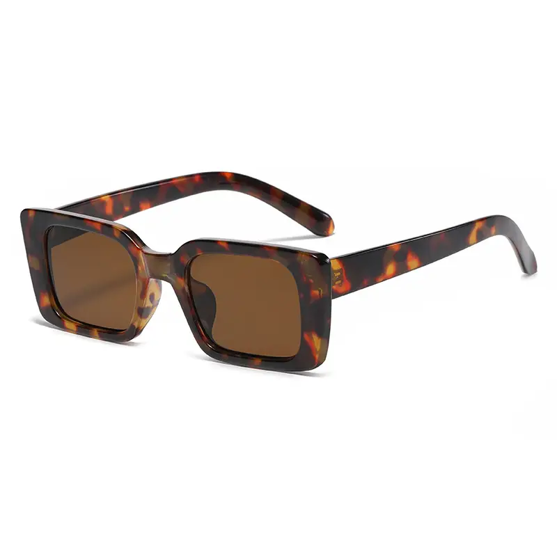 Square Sunglasses with Tortoise Shell Frames 2024 - Image 3