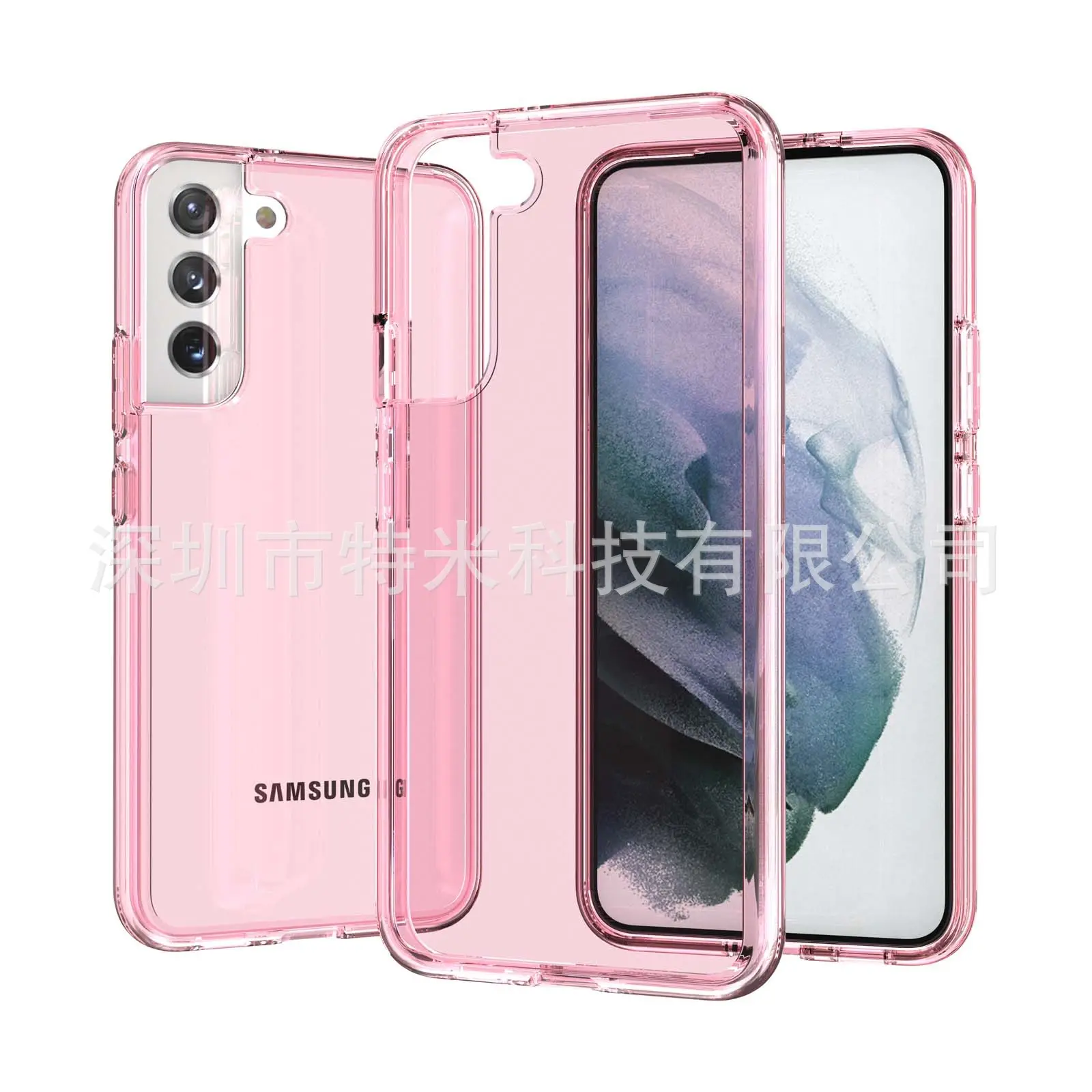 Samsung Terminator S22 Plus Pink Drop-Resistant 2-in-1 Case - Image 9