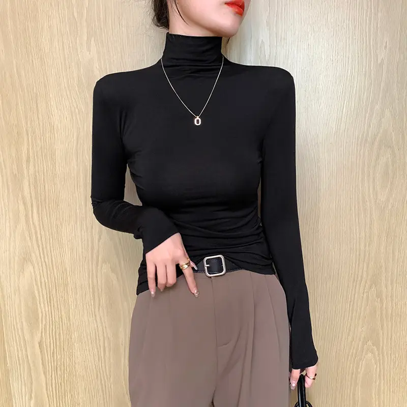 Women's Yellow Long Sleeve Slim Fit Top with Cutout - Image 9