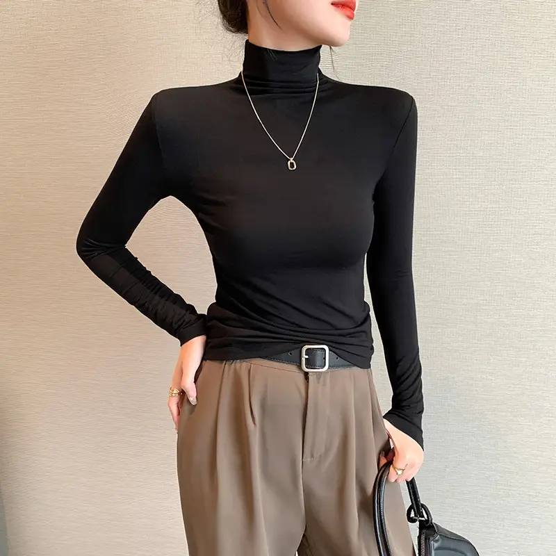 Women's Yellow Long Sleeve Slim Fit Top with Cutout - Image 10