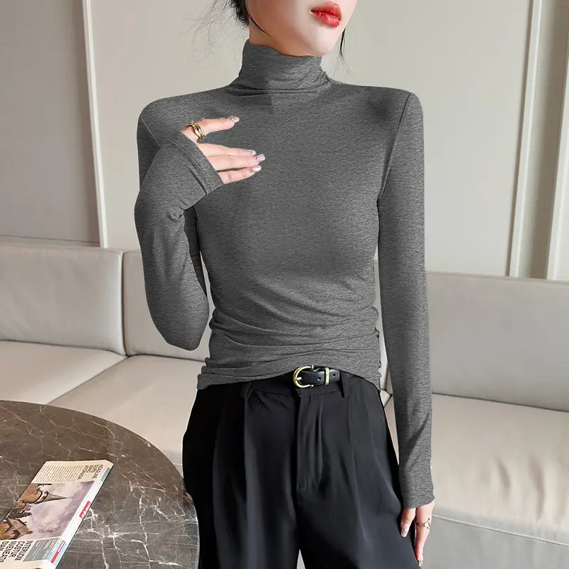 Women's Yellow Long Sleeve Slim Fit Top with Cutout - Image 6