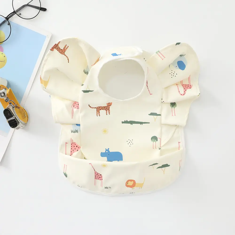 Denim Baby Food Bag with Angel Wings Embroidery - Image 98