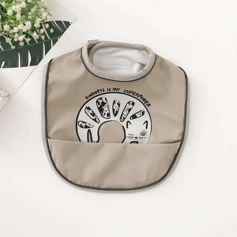 Denim Baby Food Bag with Angel Wings Embroidery - Image 12