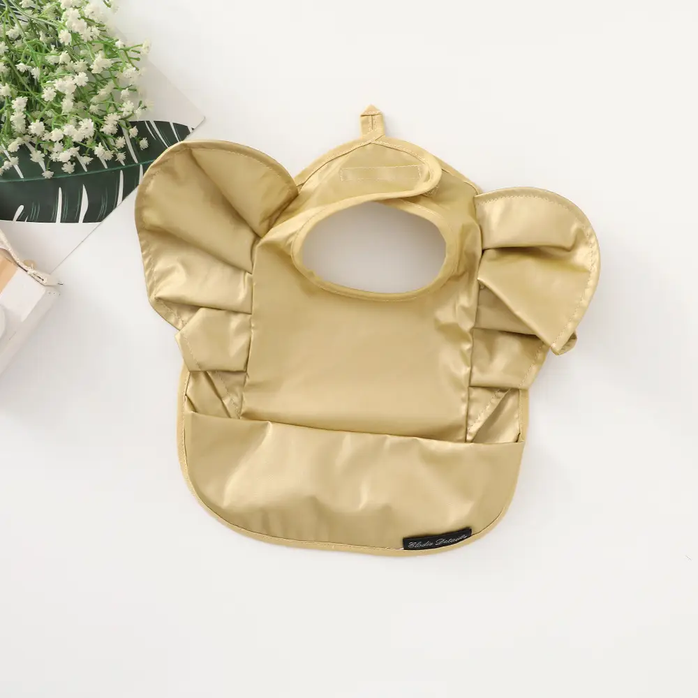 Denim Baby Food Bag with Angel Wings Embroidery - Image 15