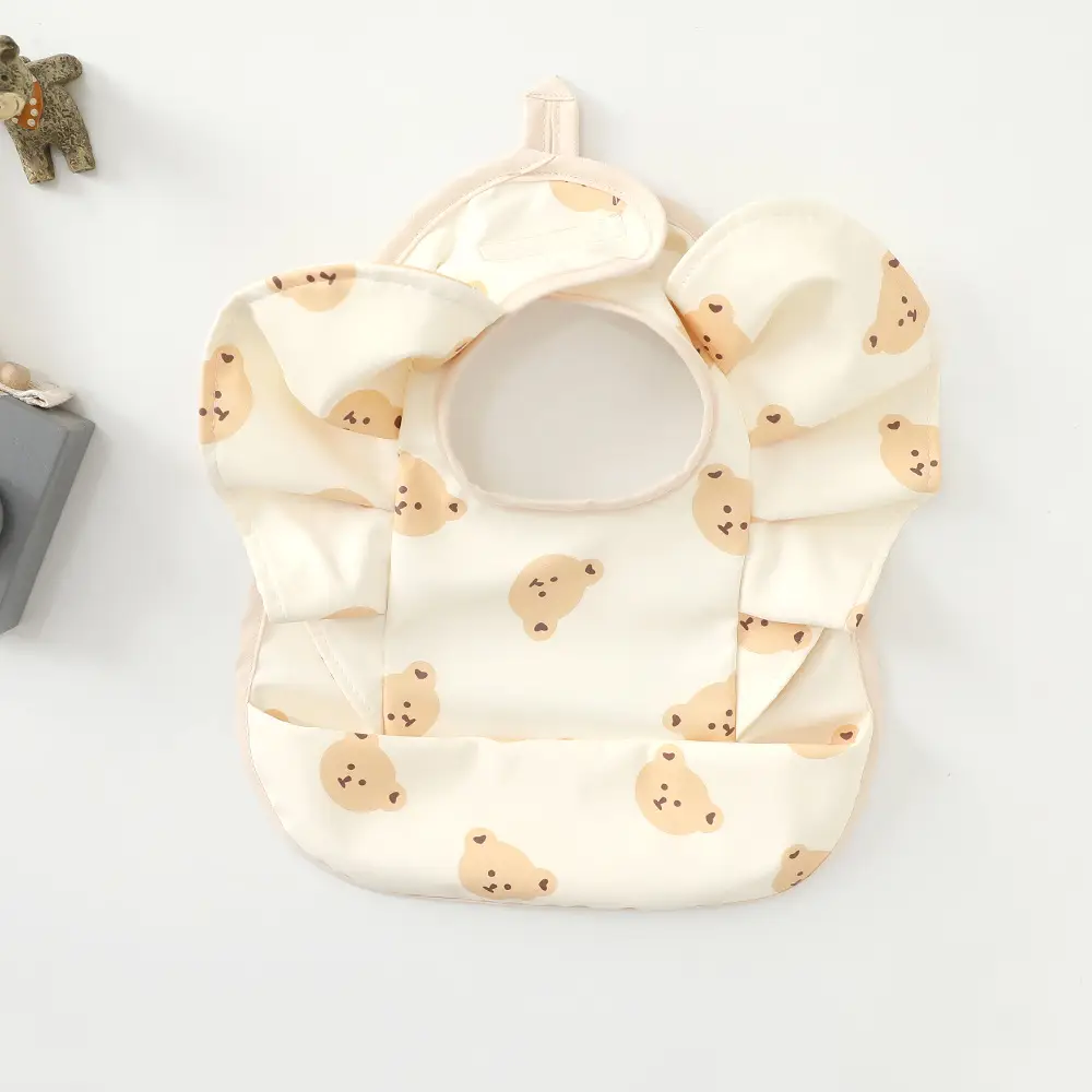 Denim Baby Food Bag with Angel Wings Embroidery - Image 20