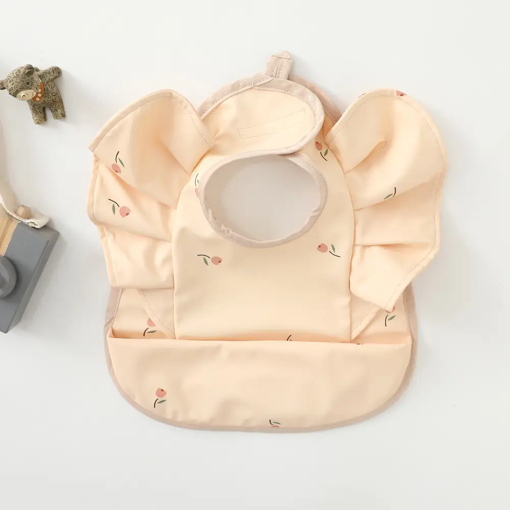 Denim Baby Food Bag with Angel Wings Embroidery - Image 22