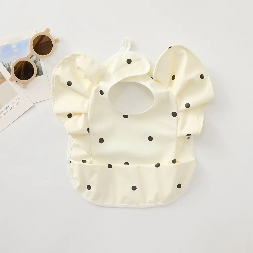 Denim Baby Food Bag with Angel Wings Embroidery - Image 32